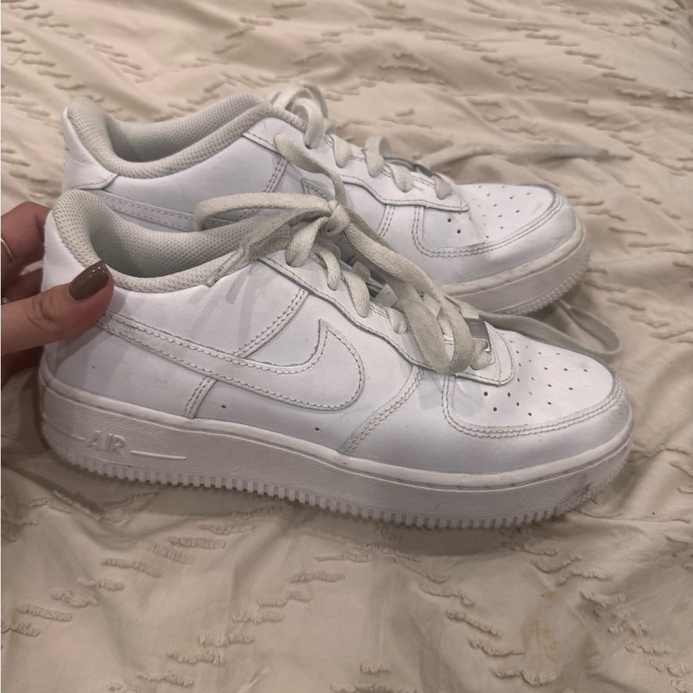 White Nike Air Force 1 Sneakers